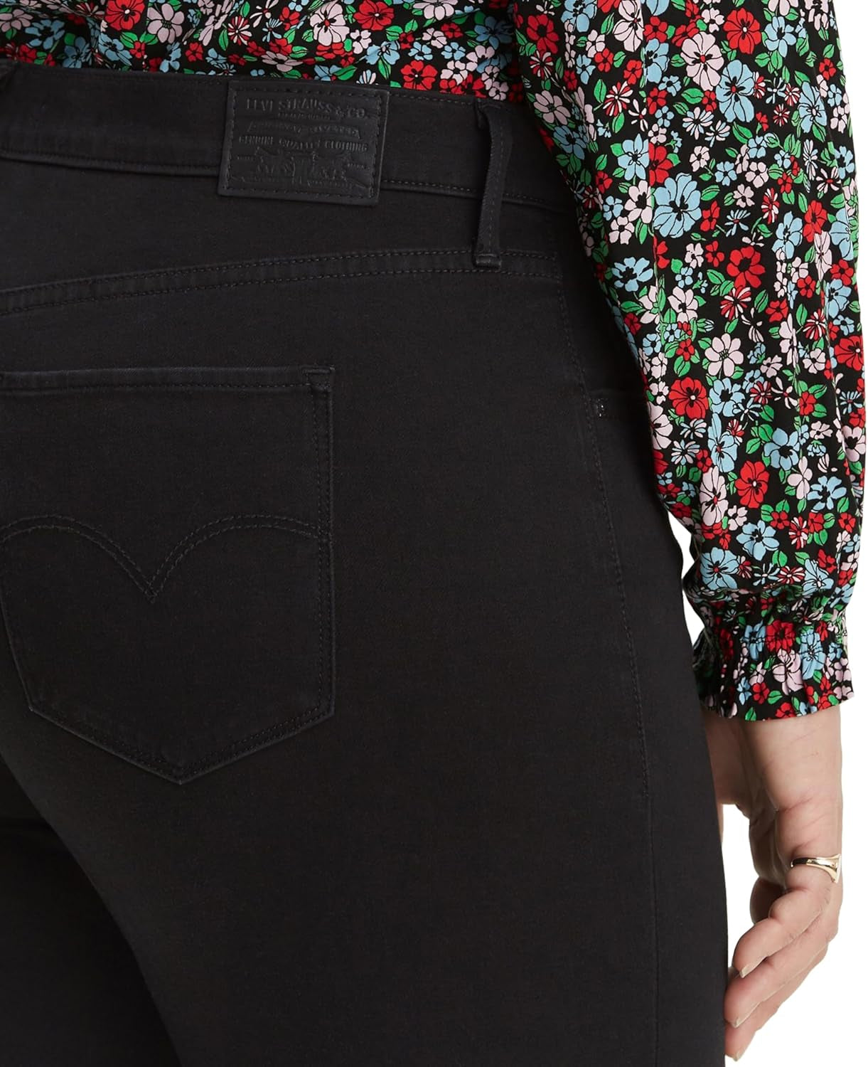 Women'S plus Size 721 High Rise Skinny Jeans-Gennys fashion