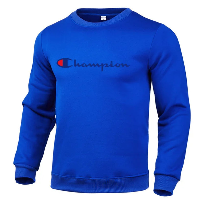Pure Cotton round Neck Hoodie with Looped Front Shoulder Thin Bottom Sweater Men'S and Women'S Solid Color Smooth Board Warm Lo-Gennys fashion