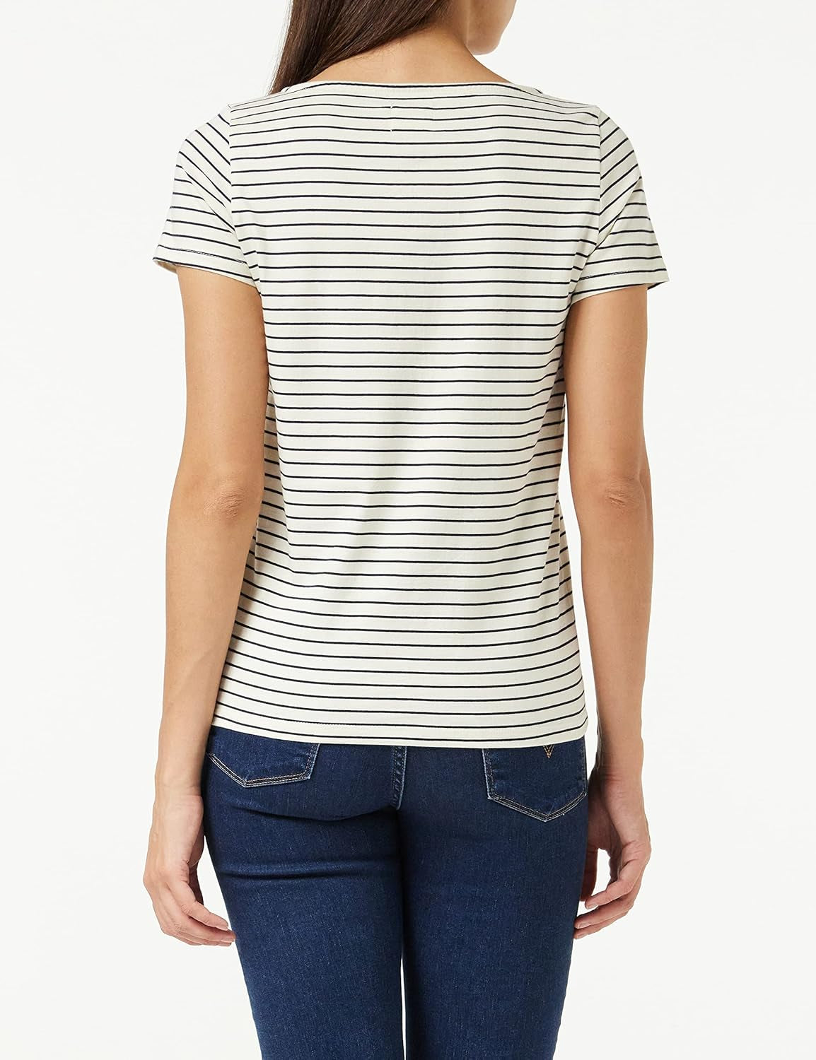 Women'S Tianna Striped Top Henley Shirt-Gennys fashion