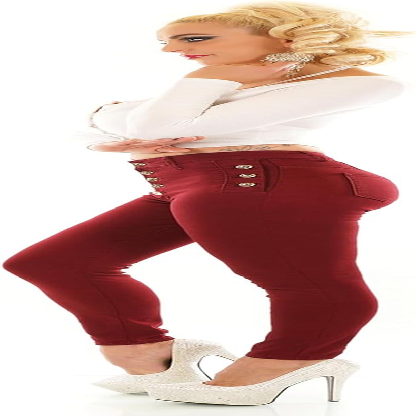 Women'S High Waist Jeans Skinny Slim Stretch Denim Trousers UK Sizes 4-14-Gennys fashion