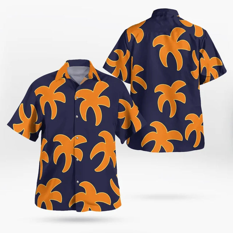 Hawaiian Men'S Shirt Clothing Sunflower 3D Print Cosplay Clothing Summer Anime Short Sleeve Beach Fashion Oversized Lapel Tops-Gennys fashion