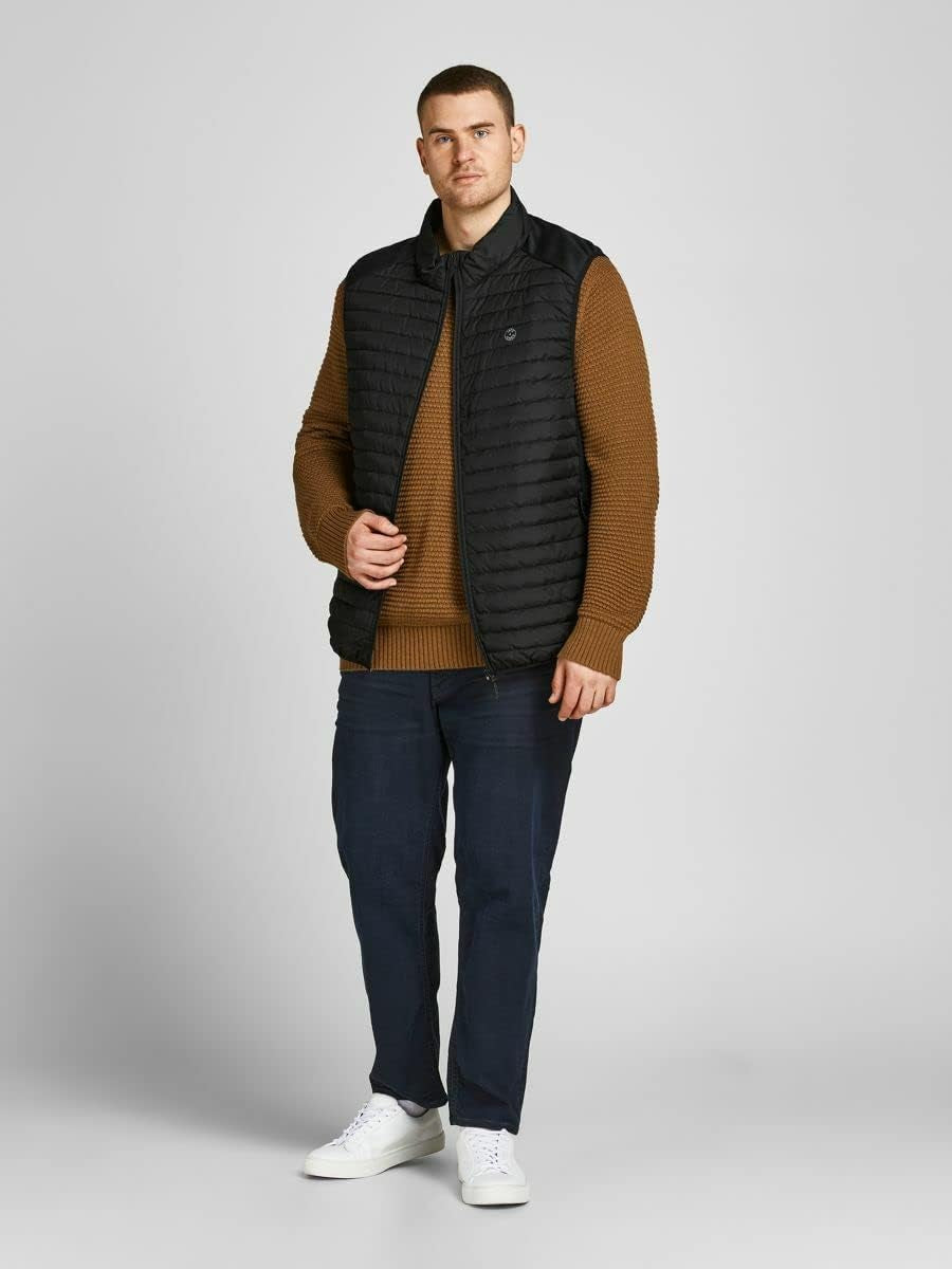 Men'S Jjemulti Bodywarmer Collar Ps Steppweste-Gennys fashion