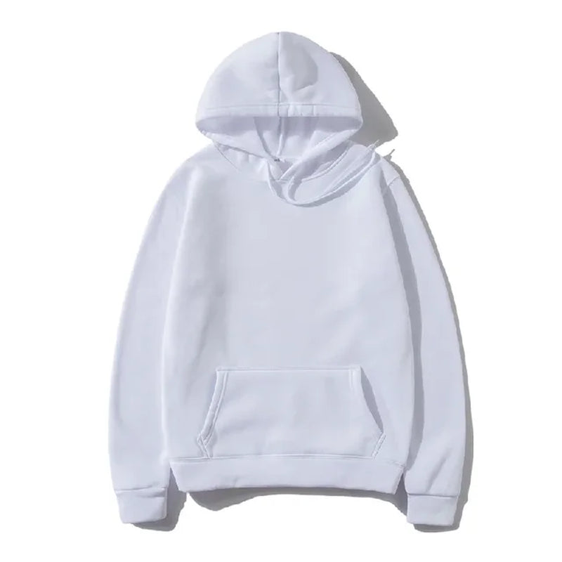 Men'S and Women'S Solid Color Pocket Hoodies Sports Fitness Sweatshirts Fashionable Casual Pullovers Multi Color-Gennys fashion