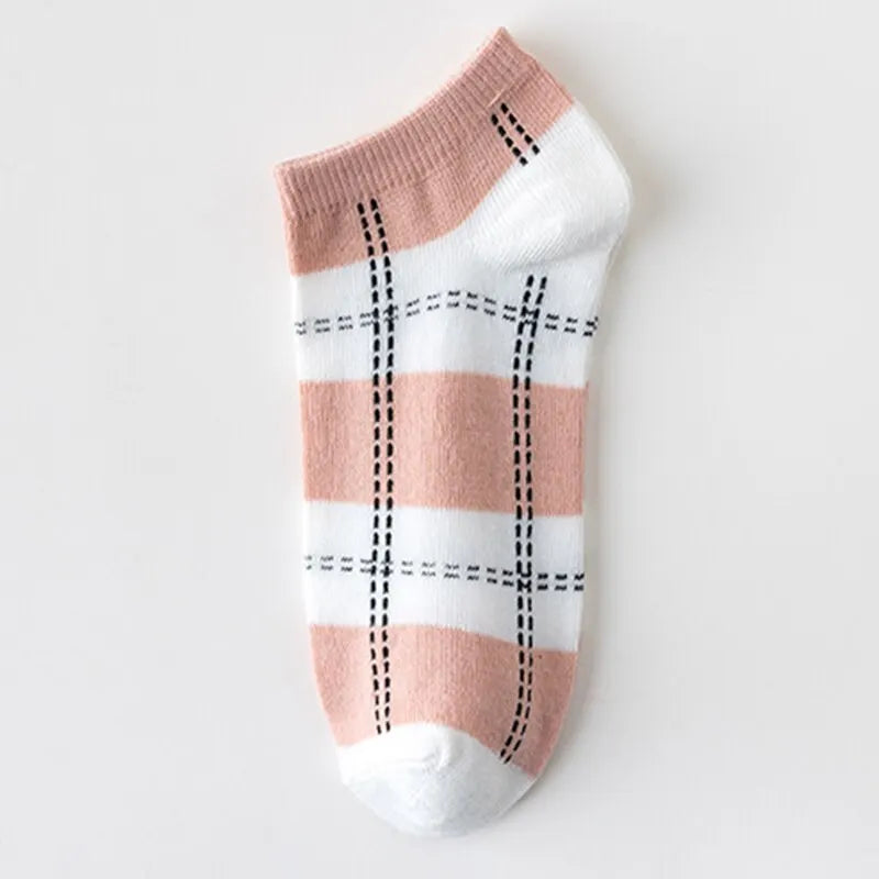 5 Pairs of Cute Cat Fashion Iadies Casual Short Socks-Gennys fashion