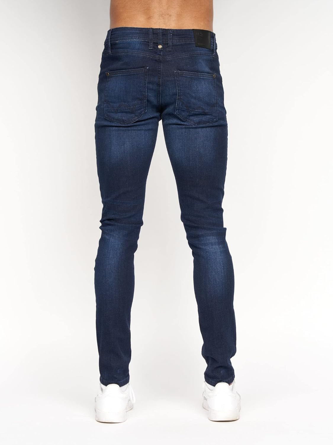 - Mens 'MAYLEAD' Everyday Essential Slim Fit Stretch Jeans | 'TRANFOLD' Ripped Faded Abraised Effect Cotton Rich Straight Jeans - W30-W40 L30-L34-Gennys fashion