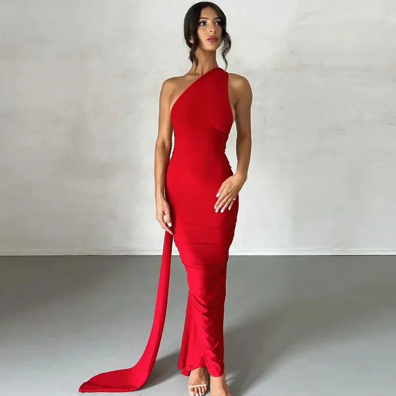 Women Party Club Evening Streetwear Bodycon Bodycon White Long Dress 2024 Summer Clothes Wholesale Items for Business-Gennys fashion