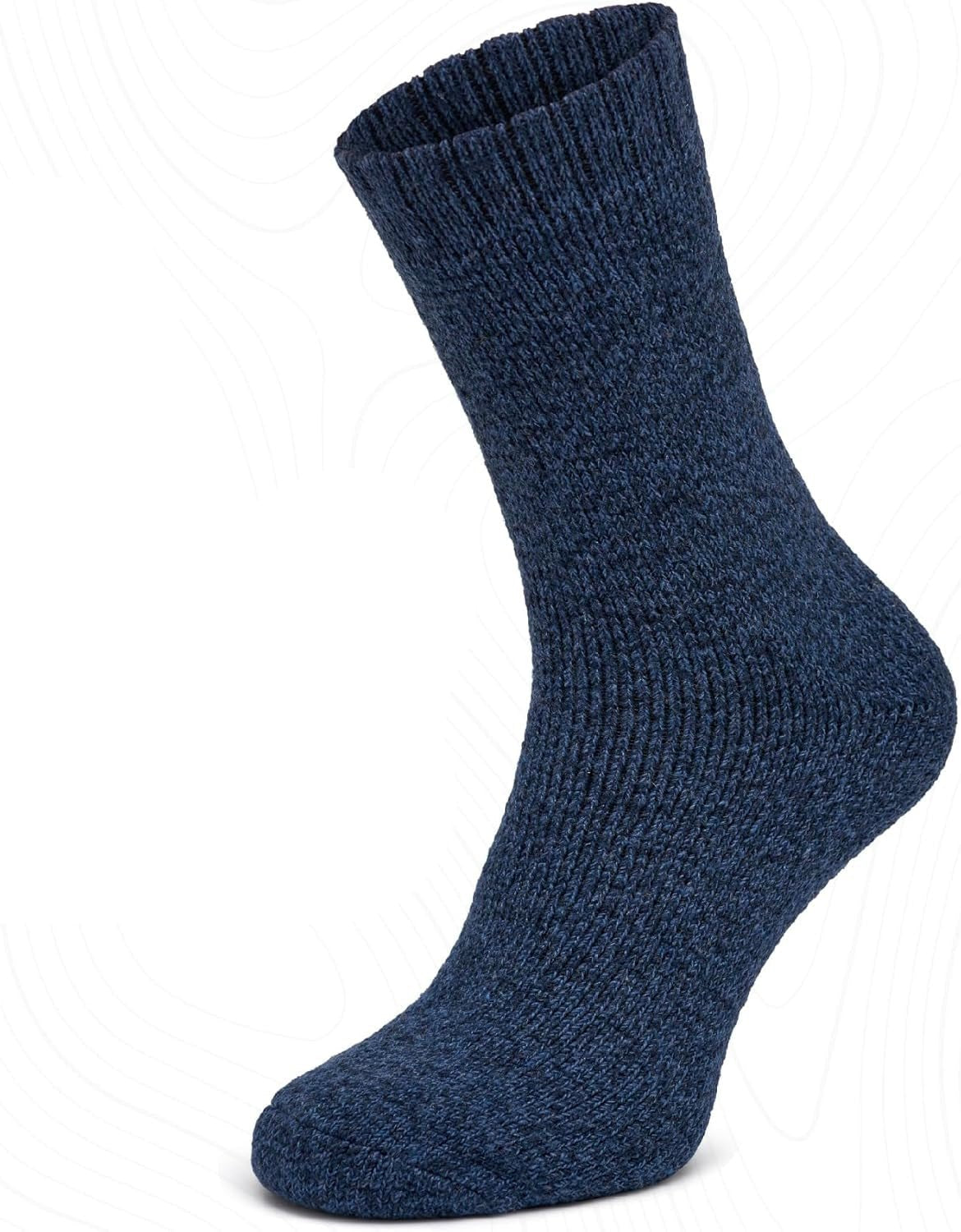 4 Pairs Mens Thermal Socks, Merino Wool-Blend, Thick Hiking Socks, Breathable, Warm and Perfect for Outdoor Winter Wear, UK 6-11-Gennys fashion