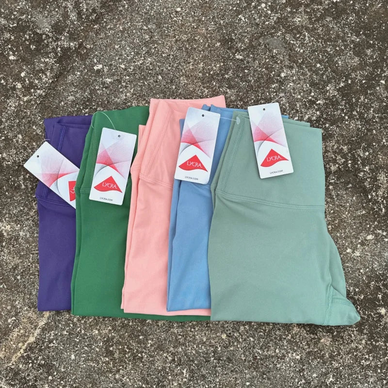 Solid Color 3.0Comprehensive Training Jog25"Soft High Waist Gym Yoga Legging plus Size Women Sport Pant Athletic Internal Pocket-Gennys fashion