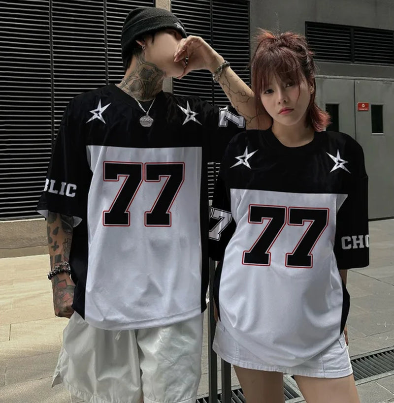 Fashion Men'S T-Shirt 3D Patchwork Color Digital Printed Men'S Jersey Couple Style Neutral Short Sleeved Loose Oversized T-Shirt-Gennys fashion