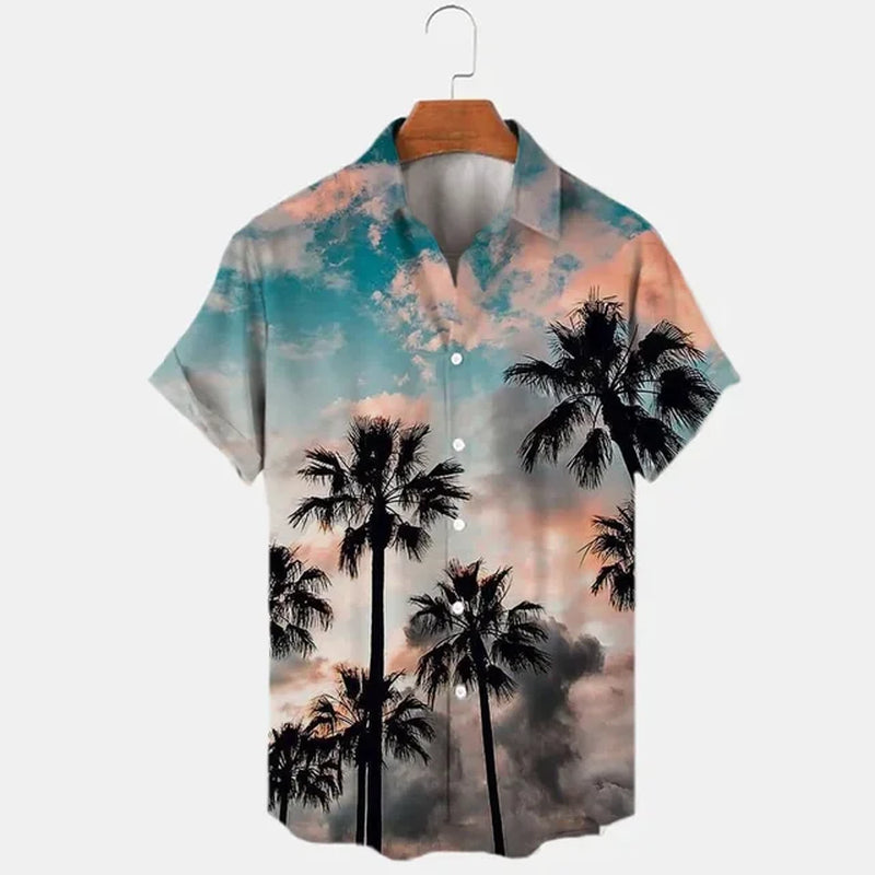 Disney Mickey Mouse Hawaiian Shirt 3D Printed Floral Temperament Men'S Shirt Summer Fashion Street Trend Vintage Boutique-Gennys fashion