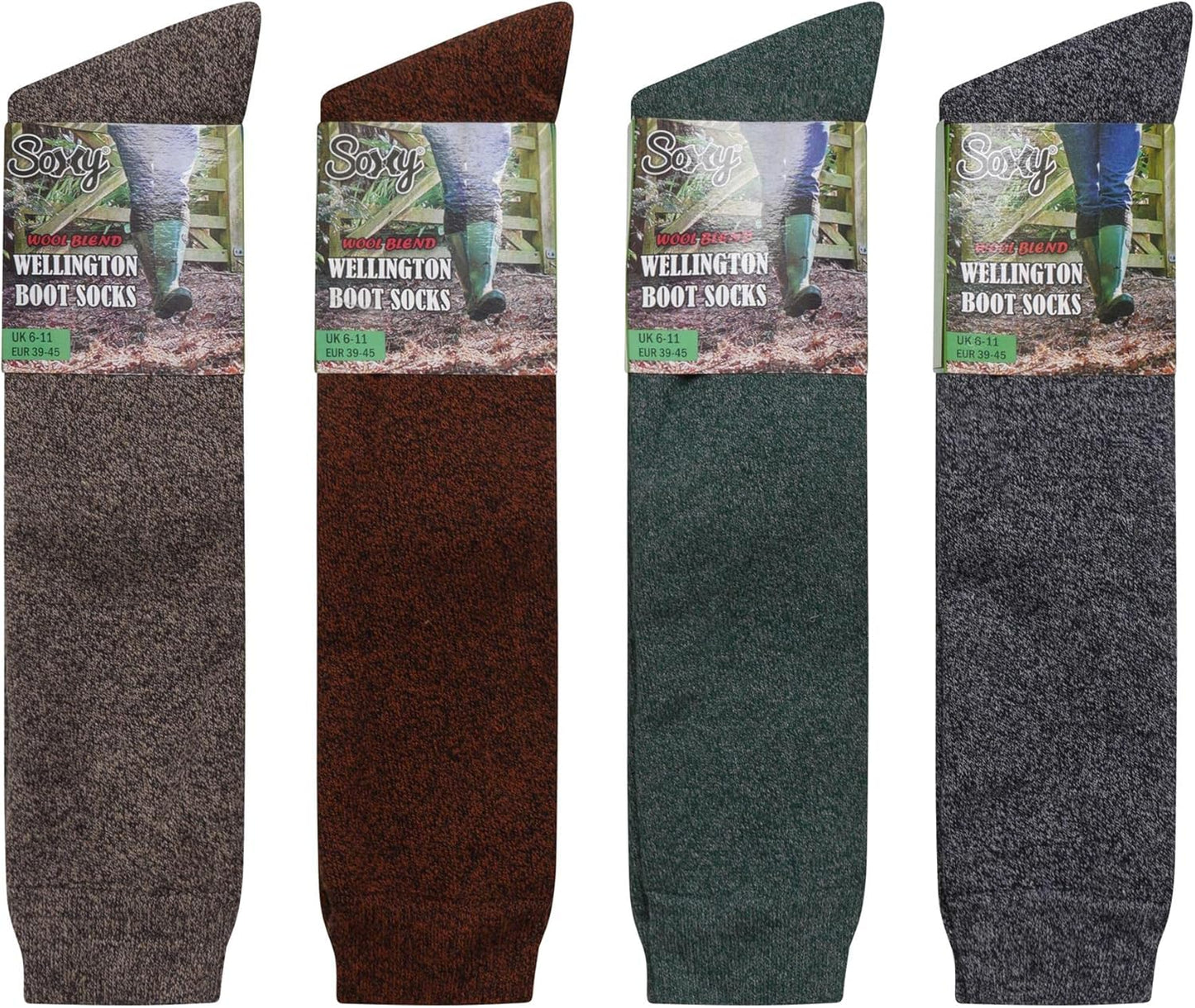 Wool Blend Welly Socks