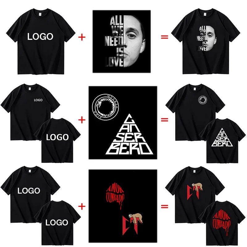Customized Printed Men Women T-Shirts Loose Casual Clothing Fashion Short Sleeve Tshirt Personality Streetwear Tee Tops Camiseta-Gennys fashion