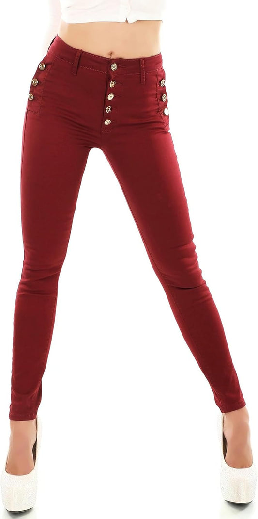 Women's High Waist Skinny Jeans