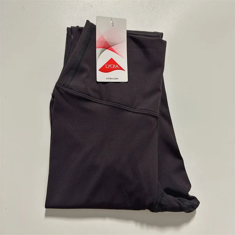 Solid Color 3.0Comprehensive Training Jog25"Soft High Waist Gym Yoga Legging plus Size Women Sport Pant Athletic Internal Pocket-Gennys fashion