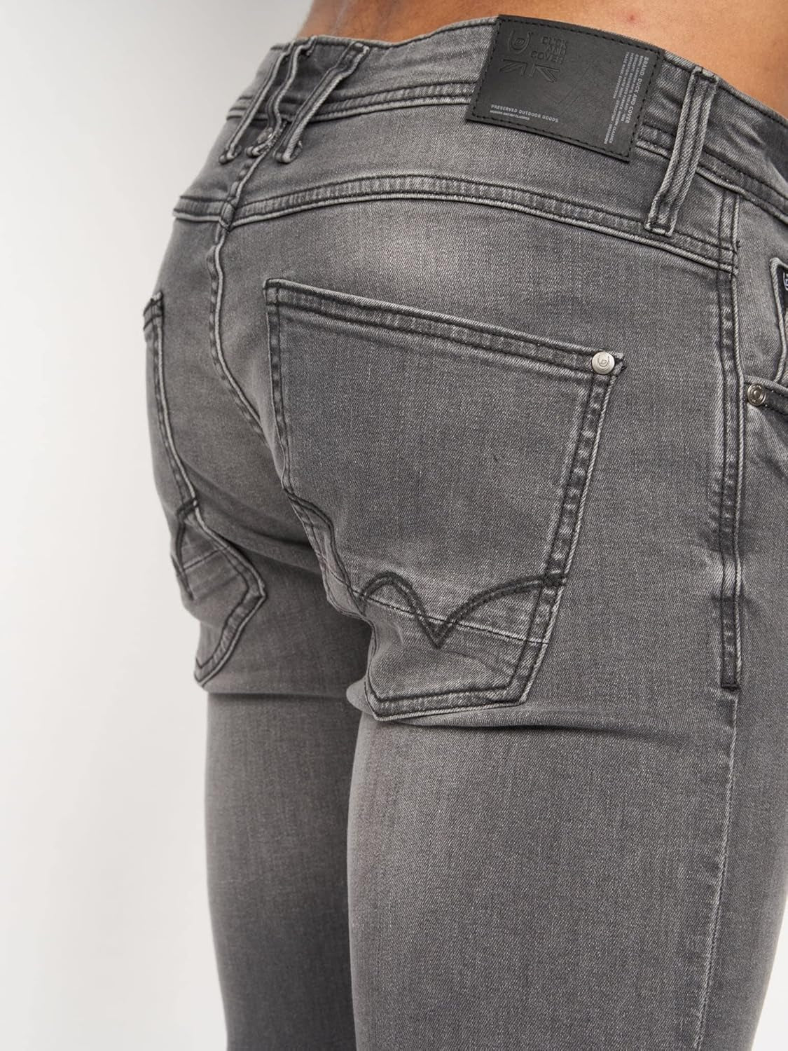 - Mens 'MAYLEAD' Everyday Essential Slim Fit Stretch Jeans | 'TRANFOLD' Ripped Faded Abraised Effect Cotton Rich Straight Jeans - W30-W40 L30-L34-Gennys fashion