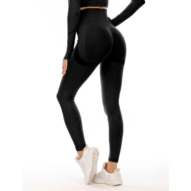 Butt Lifting Sports Leggings for Women Tights Sexy Seamless Scrunch Fitness Leggins Woman High Waist Gym Workout Legins Female-Gennys fashion