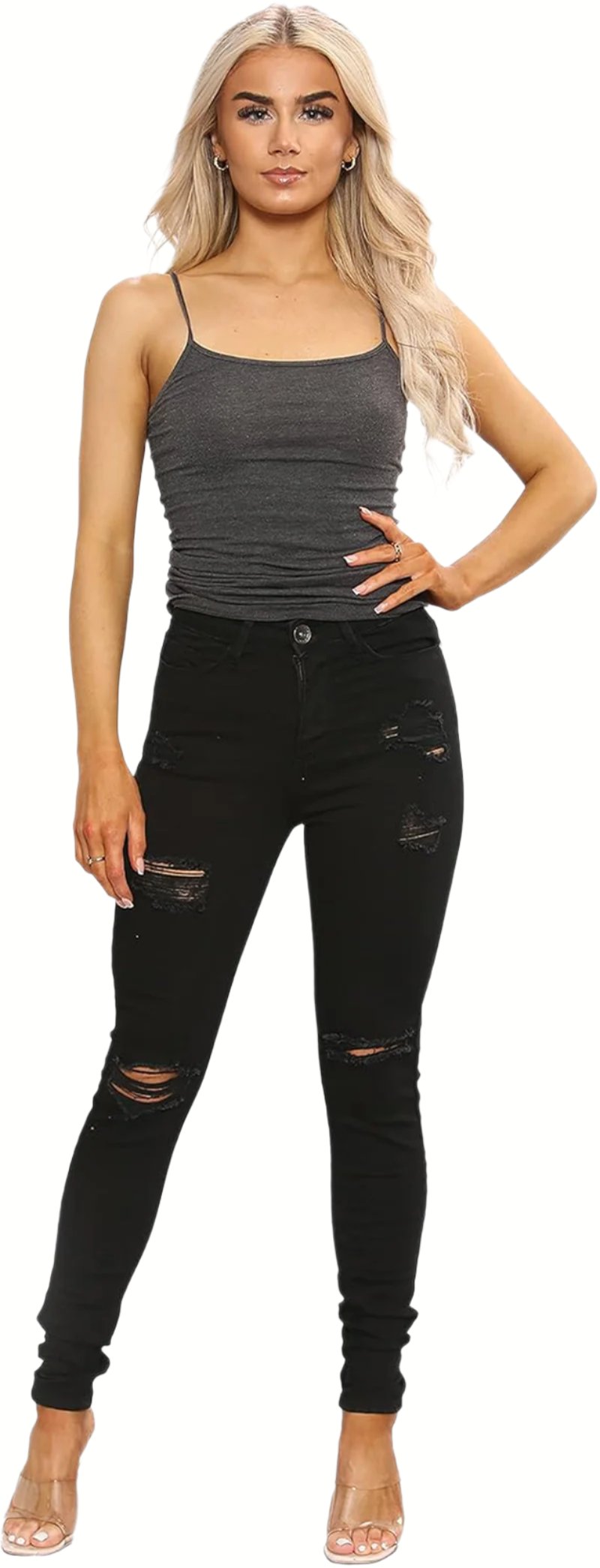 Women's Ripped Skinny Jeans