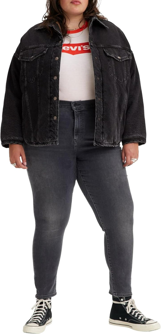 Women'S plus Size 721 High Rise Skinny Jeans-Gennys fashion