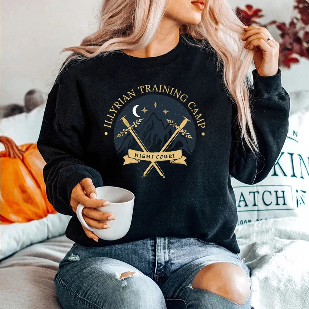 Acotar Velaris Sweatshirt Night Court Hoodie City of Starlight Sarah J Maas Jumper Illyrian Velaris Sweatshirts Bookish Gift-Gennys fashion