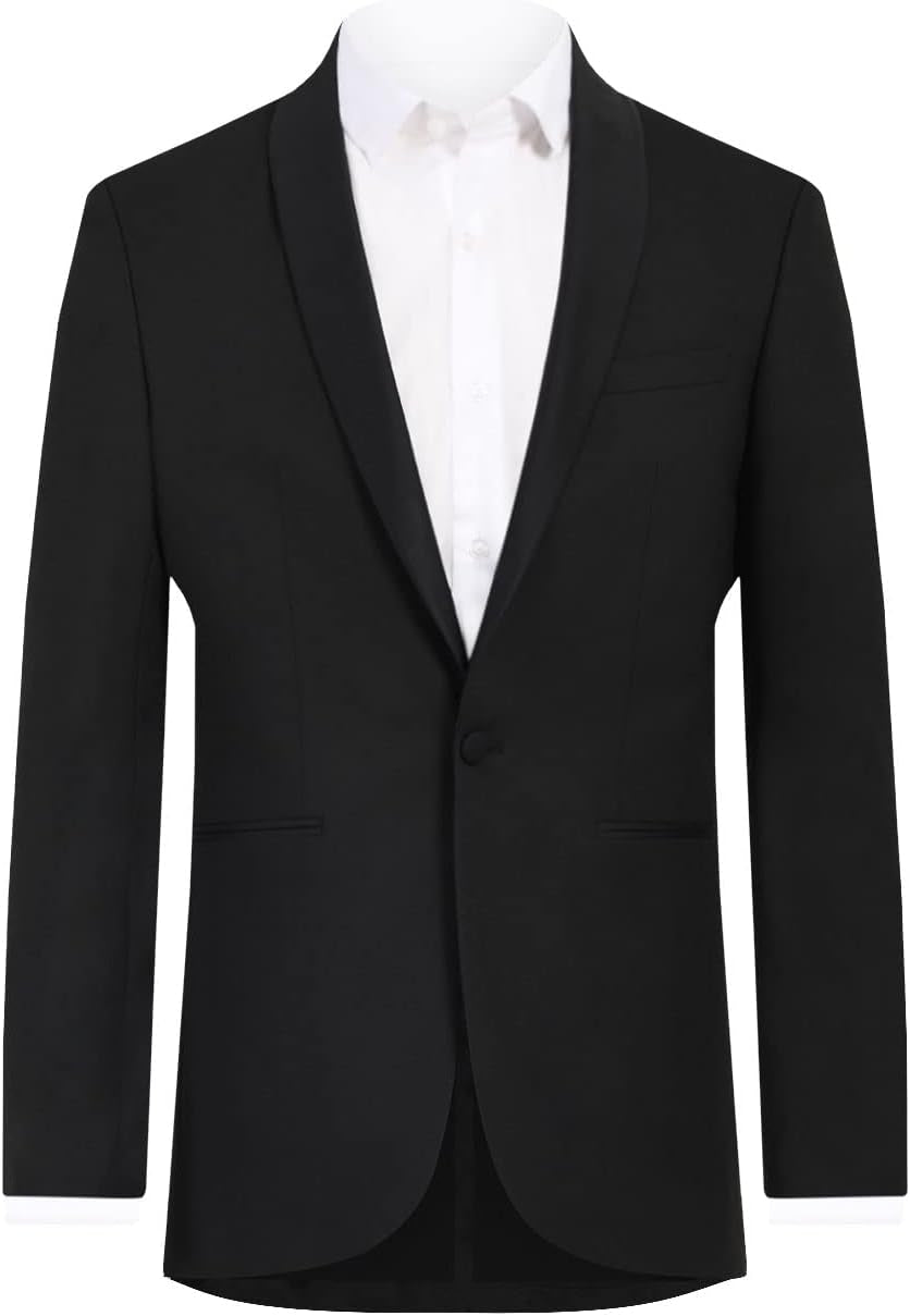 Black Shawl Lapel Tuxedo Jacket