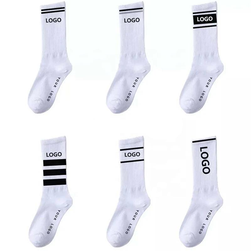 Custom Logo Athletic Crew Socks