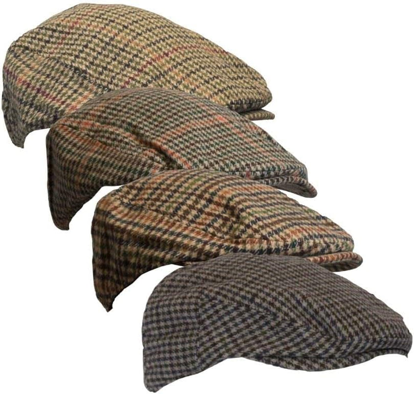 - Wool Blend Braxton Flat Cap-Gennys fashion