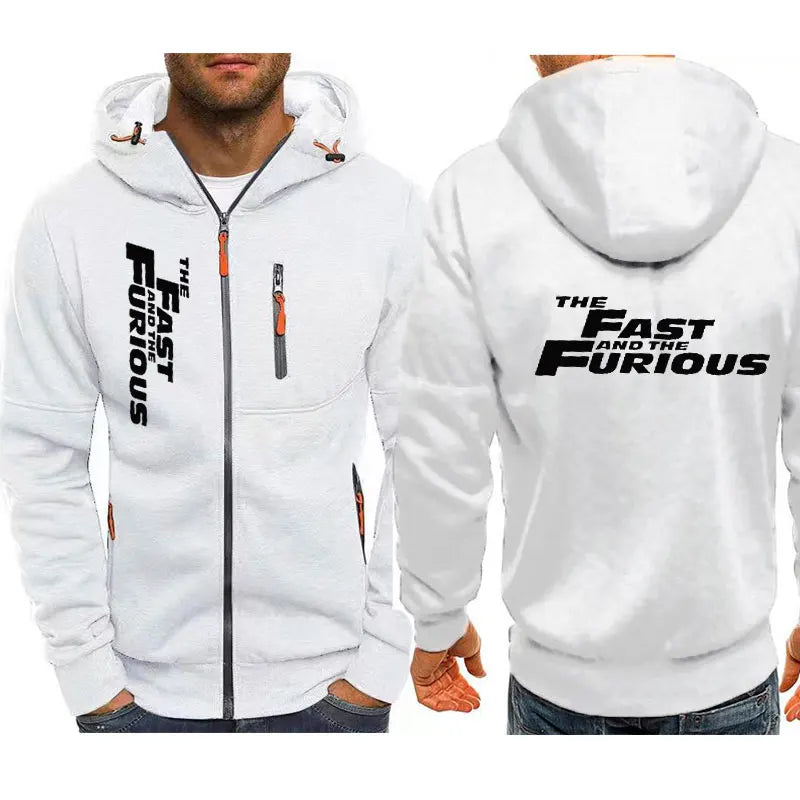 Fast and Furious Hoodies Jacket Fashion New Man'S Hoodied Comfortable Zipper Casual Sweatshirts Fleece Hoodies Jacket Hoodie-Gennys fashion