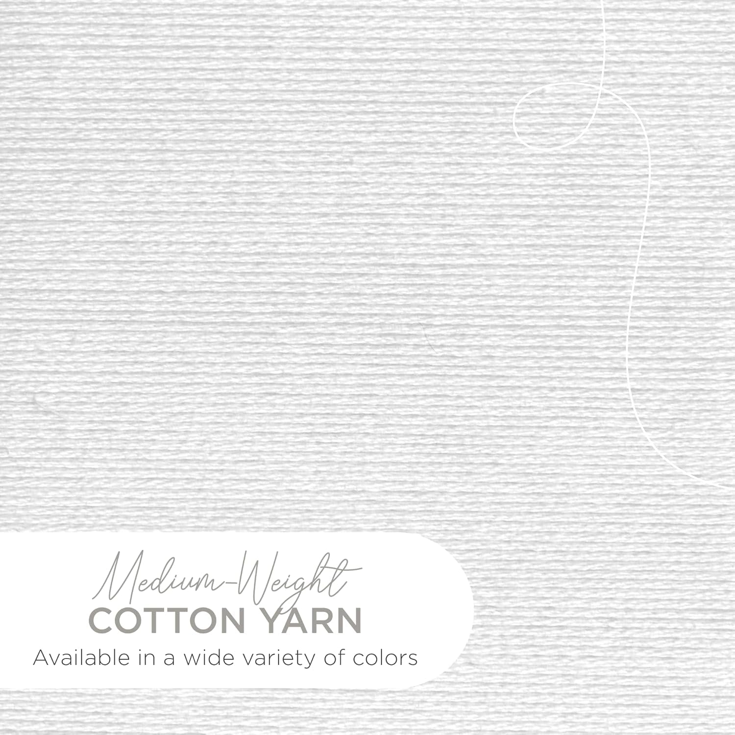 Company Cotton Yarn, 100 Percent Cotton, White,15.24X6.35X6.35 Cm-Gennys fashion