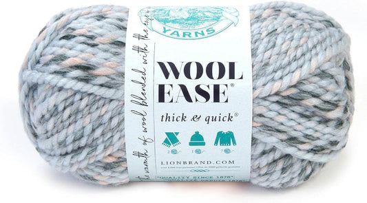 Company 640-548 Wool-Ease Thick & Quick Yarn, Arctic Ice-Gennys fashion