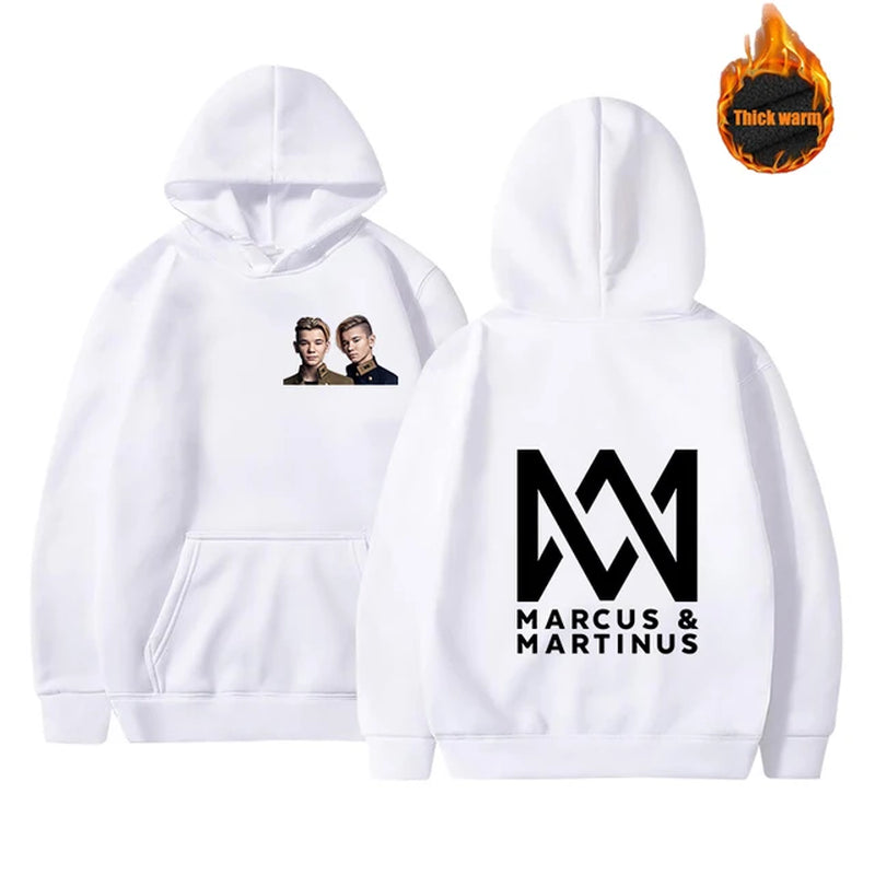 Marcus and Martinus Hoodie Sweatshirts Men Women Fashion Casual Cool Pullover Student Harajuku Streetwear Hoodies-Gennys fashion