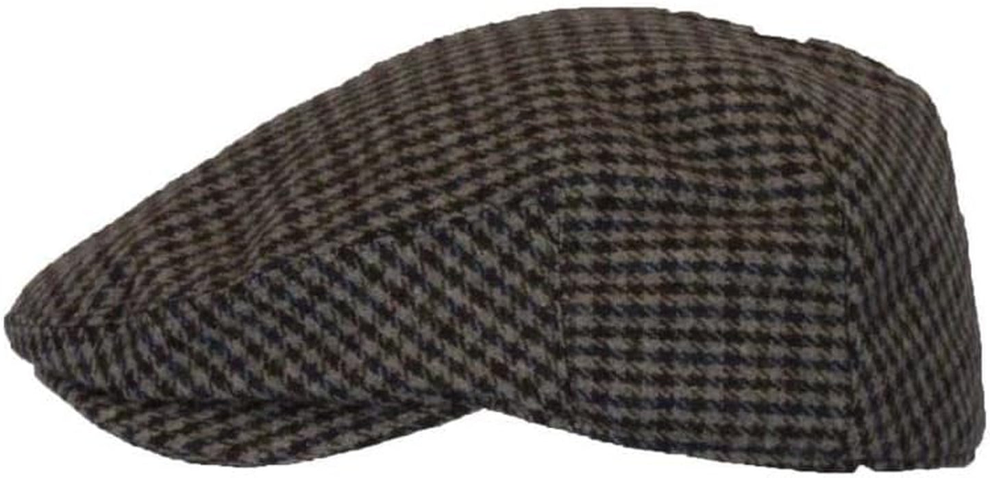 - Wool Blend Braxton Flat Cap-Gennys fashion