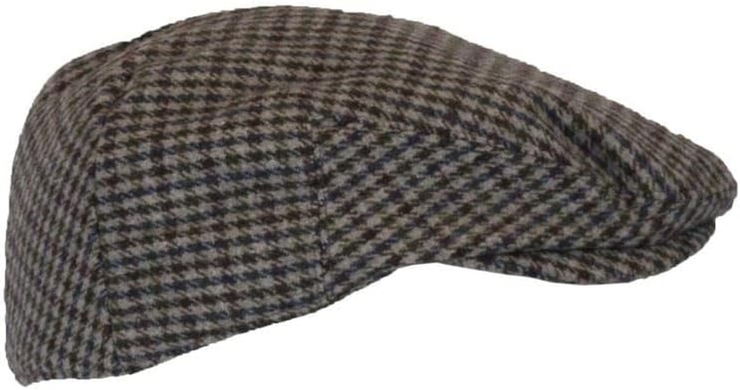 - Wool Blend Braxton Flat Cap-Gennys fashion