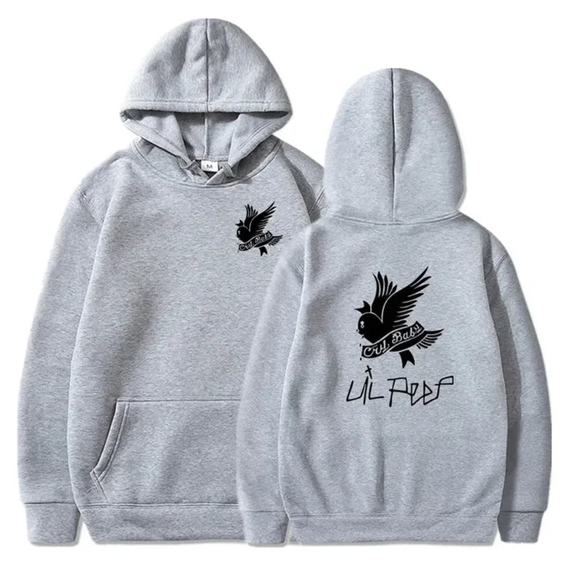 Men'S Hoodies Autumn Winter Fashion Lil Peep Printed Trend Sweatshirts Lil Love Women'S plus Fleece Pullover Hip Hop Streetwear-Gennys fashion