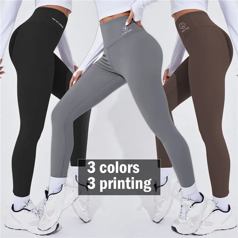 High Waist Yoga Warm Leggins Sports Tights Thermal Woman Running Pants Sexy Butt Lifting Leggings Push up Panties Gym Fitness-Gennys fashion