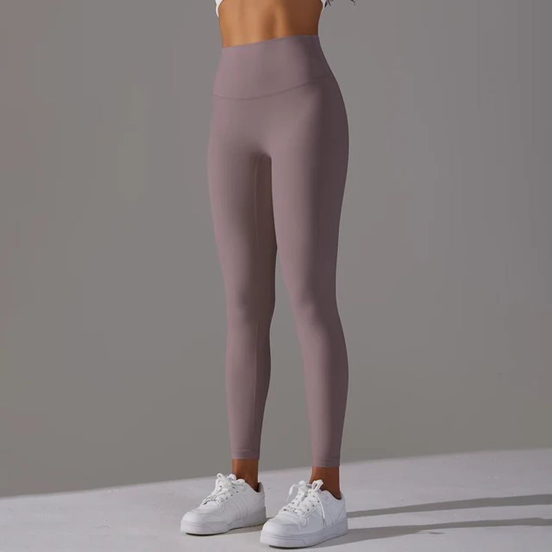 High Waist Naked Feeling Leggings Women Fitness Running Yoga Leggings Pants Energy Gym Tight Leggings Casual Workout Leggings-Gennys fashion