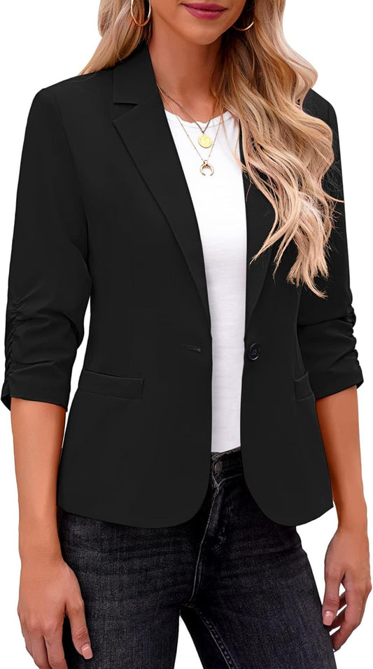 One-Button Women's Blazer 