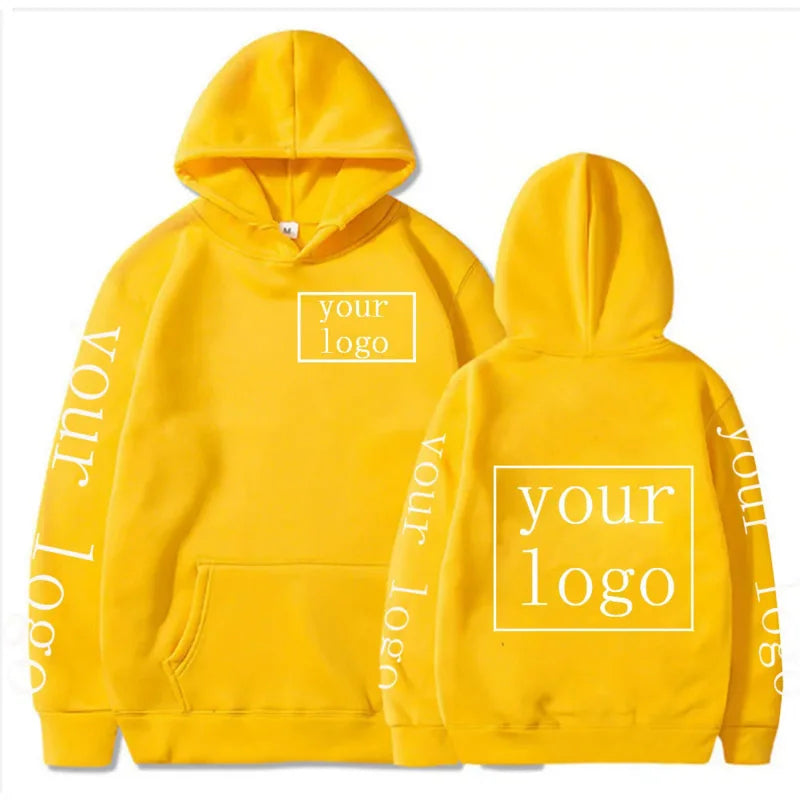 2023 Style Custom Hoodie Diy Text Couple Friends Family Logo Image Print Clothing Custom Sports Leisure Sweater Size Xs-4Xl-Gennys fashion