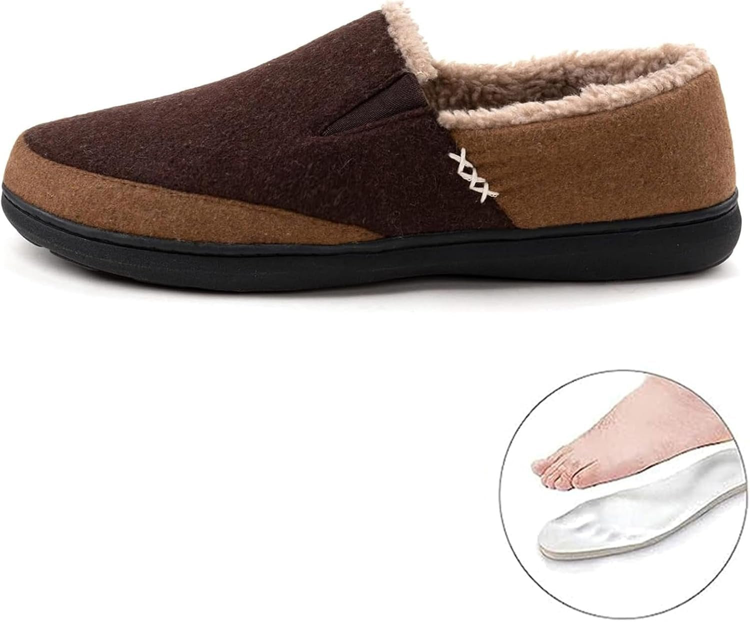 Men's Wool Blend Slippers