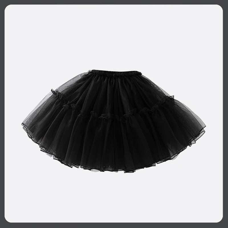 Girls' Half Skirt Shaggy Gauze Skirt Summer Children'S Dance Skirt 1-7 Years Old Little Girl Princess Skirt Baby Fashion-Gennys fashion