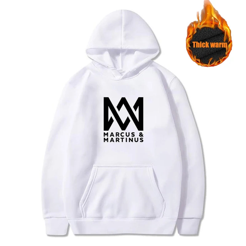 Marcus and Martinus Hoodie Sweatshirts Men Women Fashion Casual Cool Pullover Student Harajuku Streetwear Hoodies-Gennys fashion