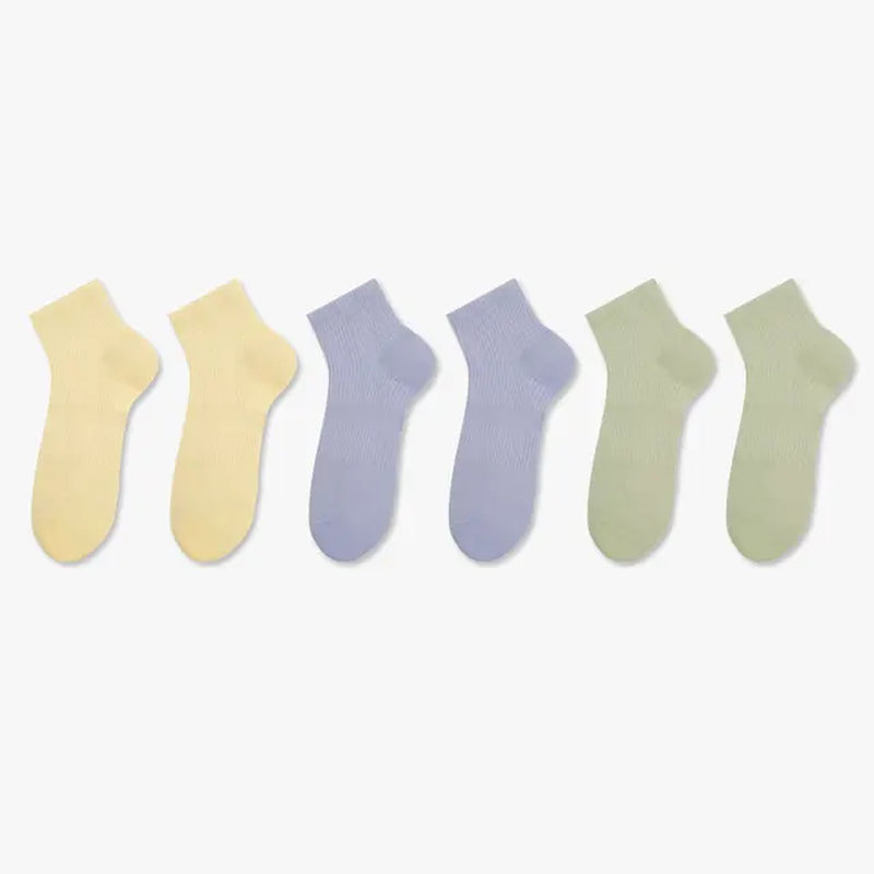 HA WA 6Pairs/Lot New Cotton Socks Women Spring Summer Thin Cotton Breathable Low-Top Short Tube Socks-Gennys fashion