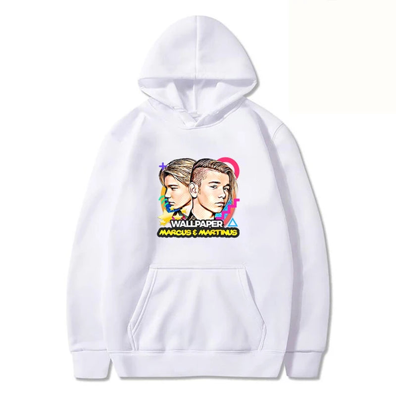 Marcus and Martinus Hoodie Sweatshirts Men Women Fashion Casual Cool Pullover Student Harajuku Streetwear Hoodies-Gennys fashion