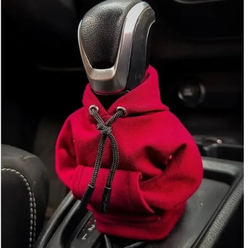 Hoodie Car Gear Shift Cover Fashion Gearshift Hoodie Car Gear Shift Knob Cover Manual Handle Gear Sweatshirt Change Lever Cover-Gennys fashion