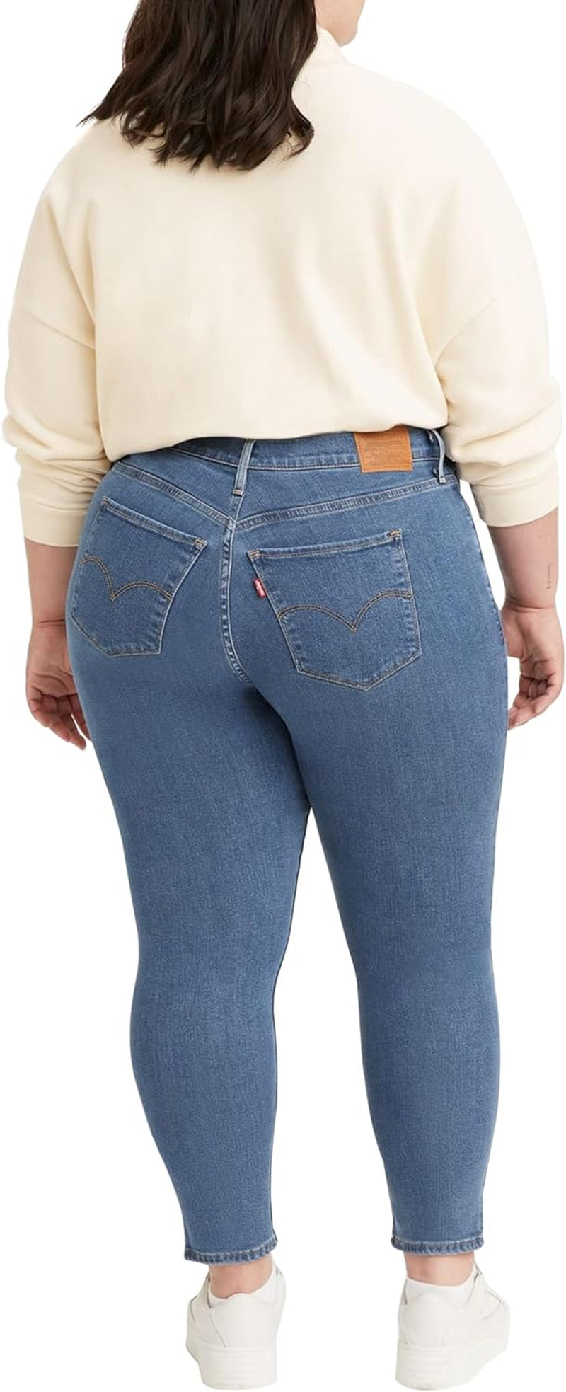 Women'S plus Size 721 High Rise Skinny Jeans-Gennys fashion