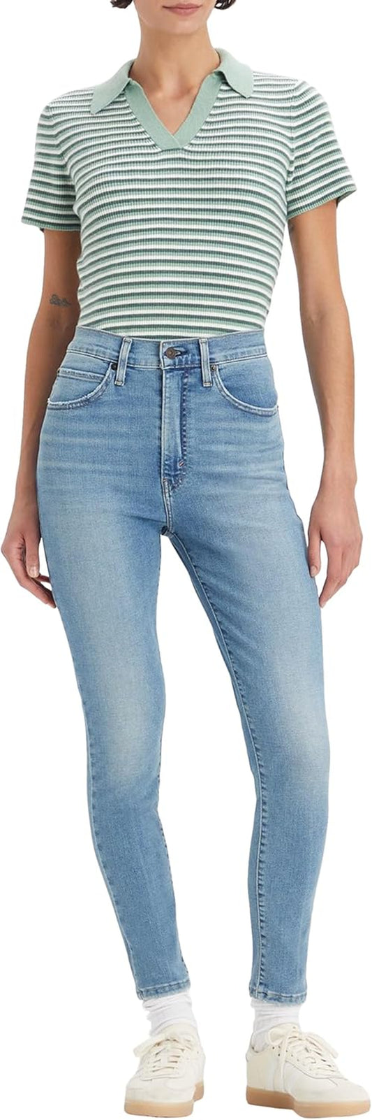 Women'S Retro High Skinny Jeans-Gennys fashion