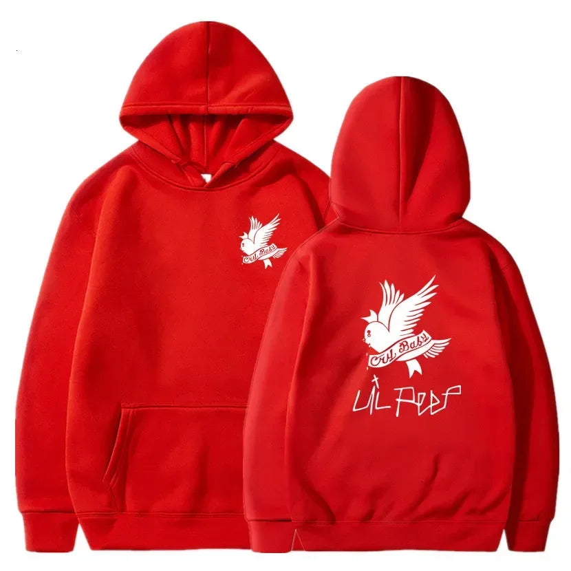 Men'S Hoodies Autumn Winter Fashion Lil Peep Printed Trend Sweatshirts Lil Love Women'S plus Fleece Pullover Hip Hop Streetwear-Gennys fashion