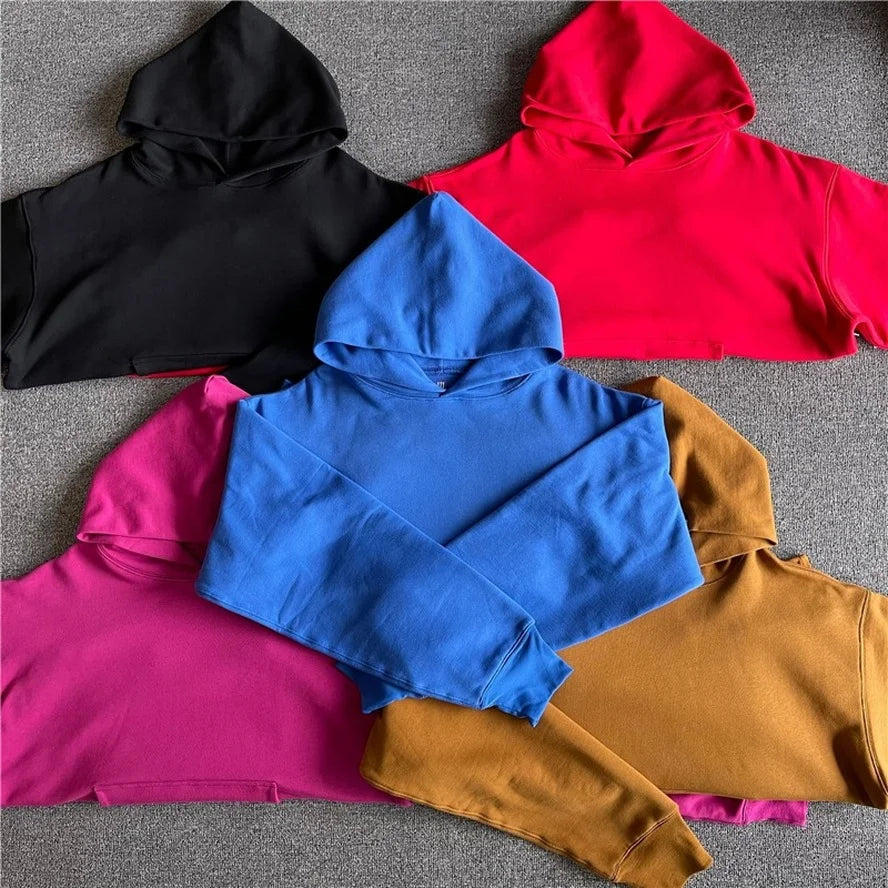 Kanye West Tour Hoodie Men Women Fleece Season 6 Hoodie Thick Fabric Hooded Ye Sweatshirts Collar Tag Pocket Pullovers-Gennys fashion