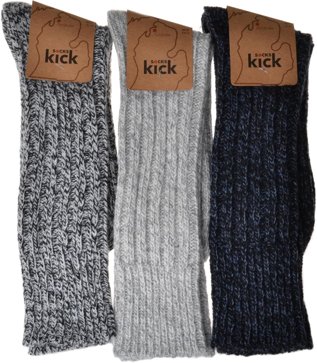 Men'S Thick & Warm Socks 3 Pairs per Pack-Gennys fashion