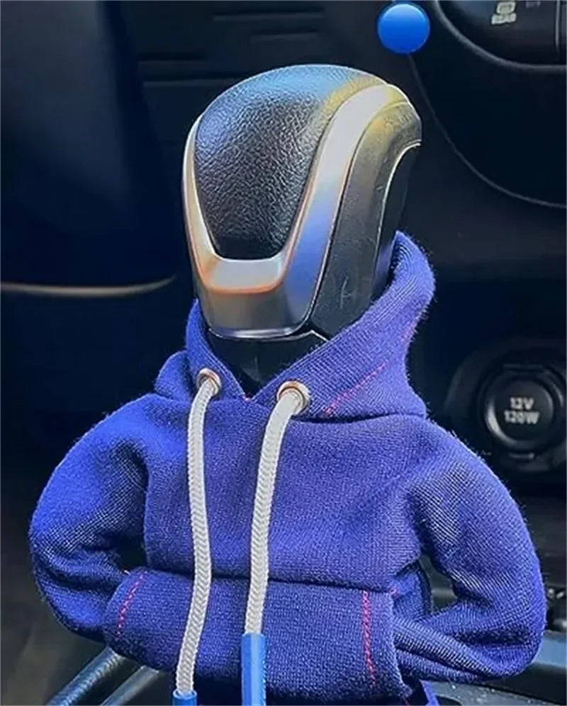 Hoodie Car Gear Shift Cover Fashion Gearshift Hoodie Car Gear Shift Knob Cover Manual Handle Gear Sweatshirt Change Lever Cover-Gennys fashion