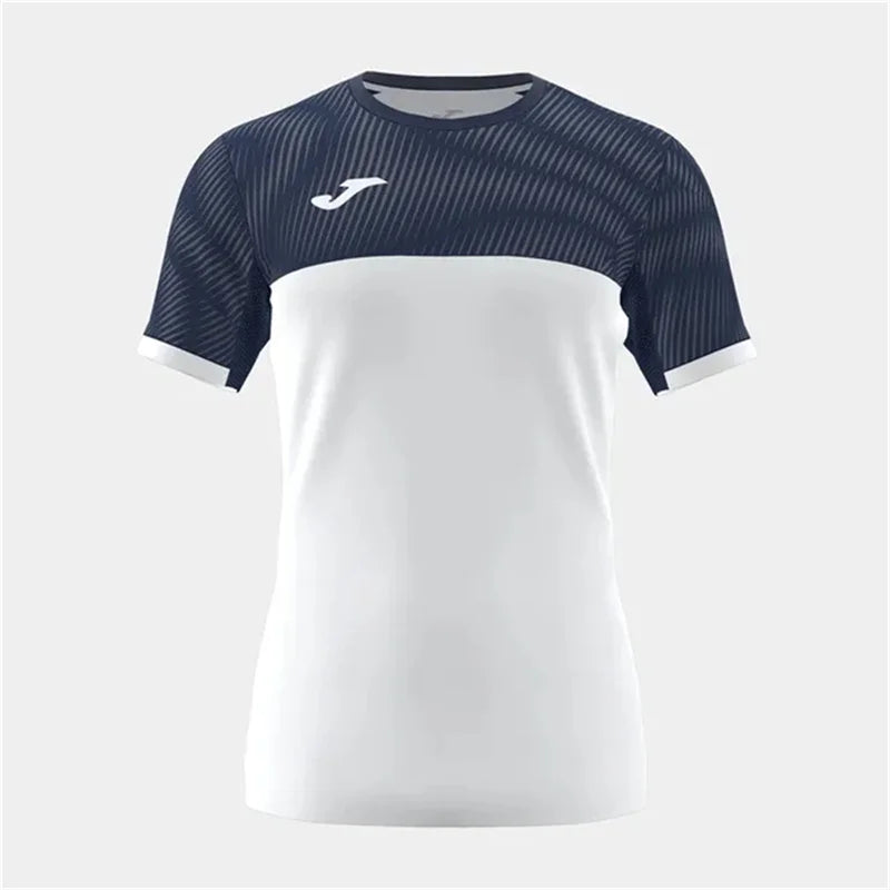 New Fashion High Quality Men T-Shirt Summer Leisure Sports Breathable Clothing Running Fitness Loose round Neck Short Sleeve Top-Gennys fashion